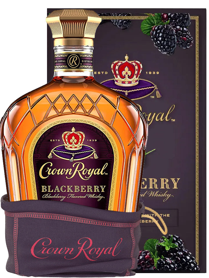 Crown Royal Blackberry Flavoured Canadian Whisky 750mL – The Drink
