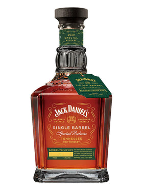 Jack Daniel's Special Release 2020 Single Barrel Barrel Proof Rye 65.4% Tennessee Rye Whiskey 750mL