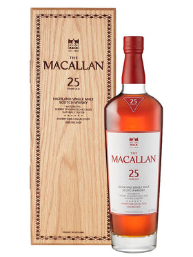 The Macallan 25 Year Old Sherry Oak 2025 Release Single Malt Scotch Whisky 700mL