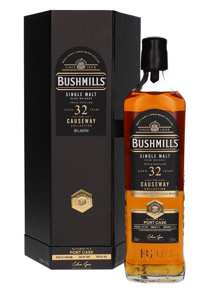 Bushmills 32 Year Old Causeway Collection Cask Strength Port Cask Sing ...